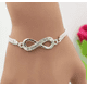 thumbnail image 2 of Pulsera brazalete circón diamante infinito, 2 of 3