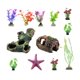 thumbnail image 2 of 12 Unids/set Adorno De Acuario De Resina Planta Artificial Accesorios Para Tanque De Peces, 2 of 5
