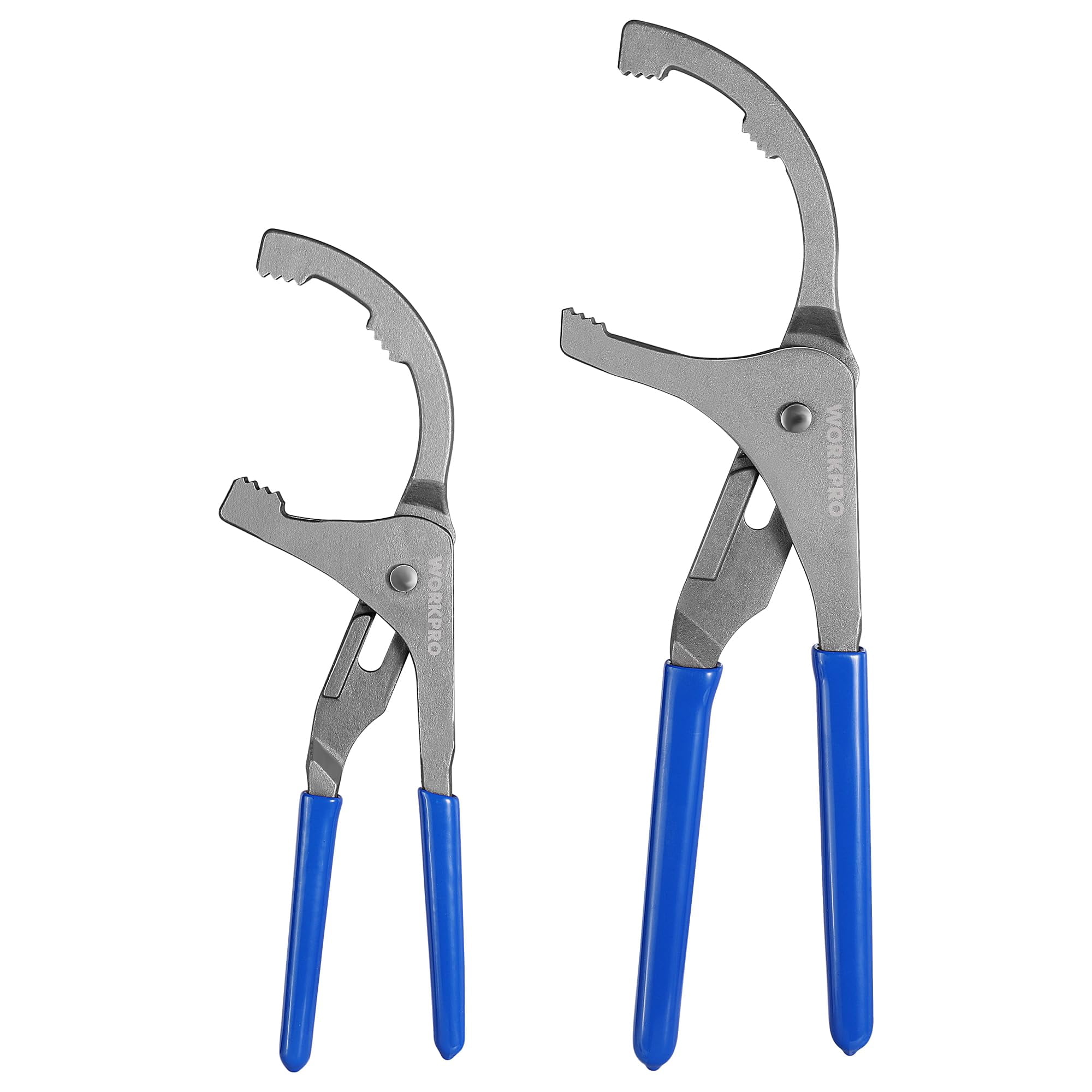 Juego De Llaves Para Filtro De Aceite Workpro De 9 Cm Y 12 Cm, Ajustables, 2 Piezas
