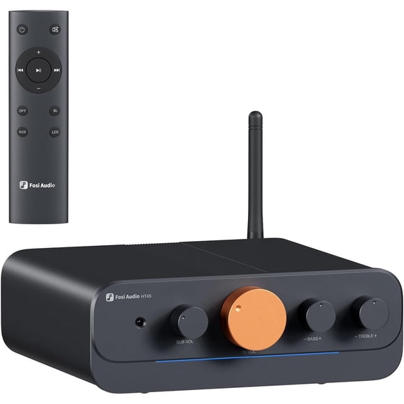Amplificador Bluetooth Fosi Audio HT4S 5 Canales DAC Exterior