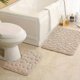thumbnail image 1 of suxuMhao Tapetes de Baño, Juego de 2 Pzas de Tapetes de Baño Lavables - 1 Tapete de Baño Rectangular (20x31.5in) + 1 Tapete de Ducha en Forma de U (20x15.75in), Beige para Baño, Tapetes de Baño, 1 of 4