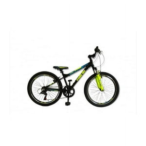 Powerbike - Bicicleta Mtb Aro 24 Negra/Verde Galaxy