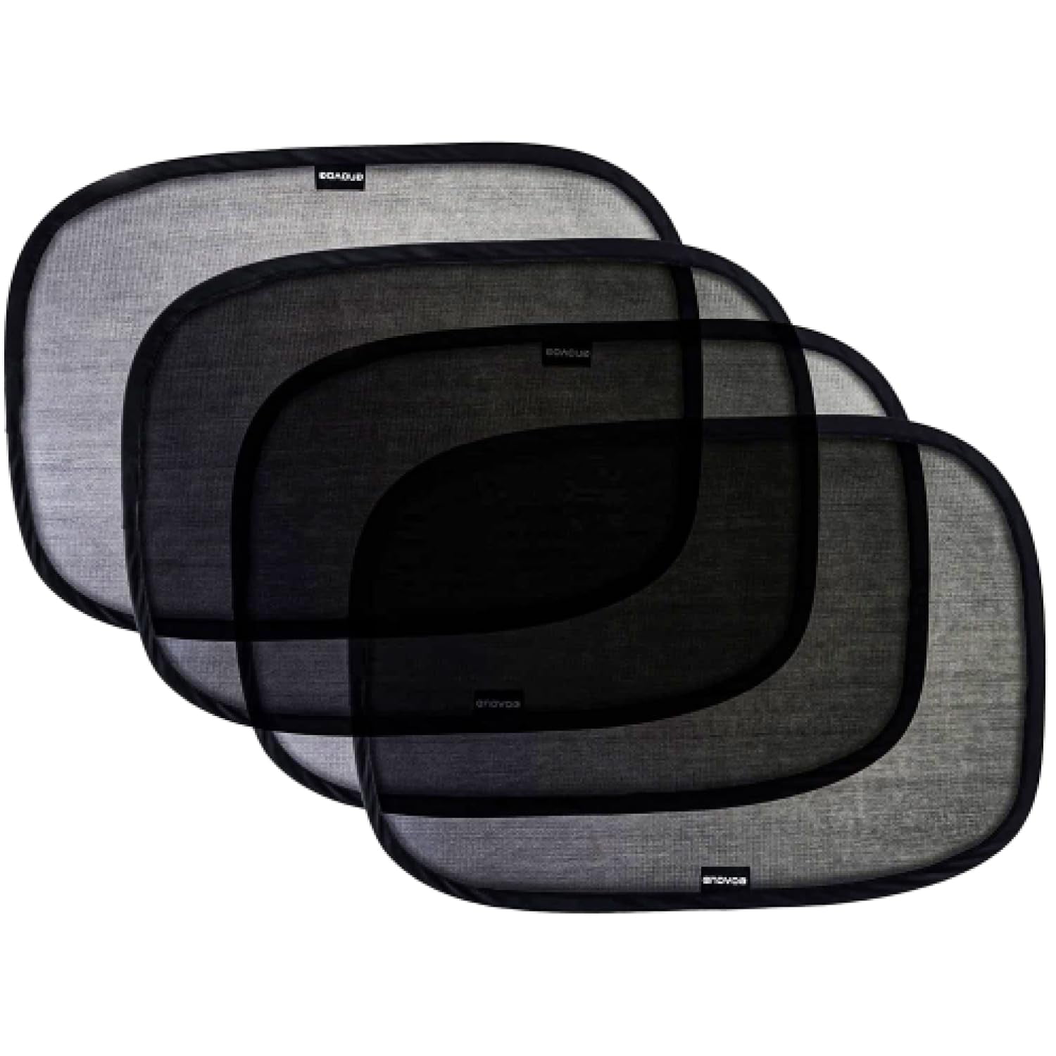 Bloqueador De Parasoles Enovoe Para Ventanas De Coche, Paquete De 4 Unidades, 21 X 14 Cm