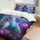 thumbnail image 1 of Mewtwo Bed Duvet Cover Funny Anime Cartoon Bedding Sets Lightweight 3 Piece Comforter Sets, 1 of 5
