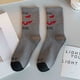 thumbnail image 1 of Letter Print Socks, Halloween Novelty & Funny Mid Tube Socks, Women's Stockings & Hosiery, 1 of 3