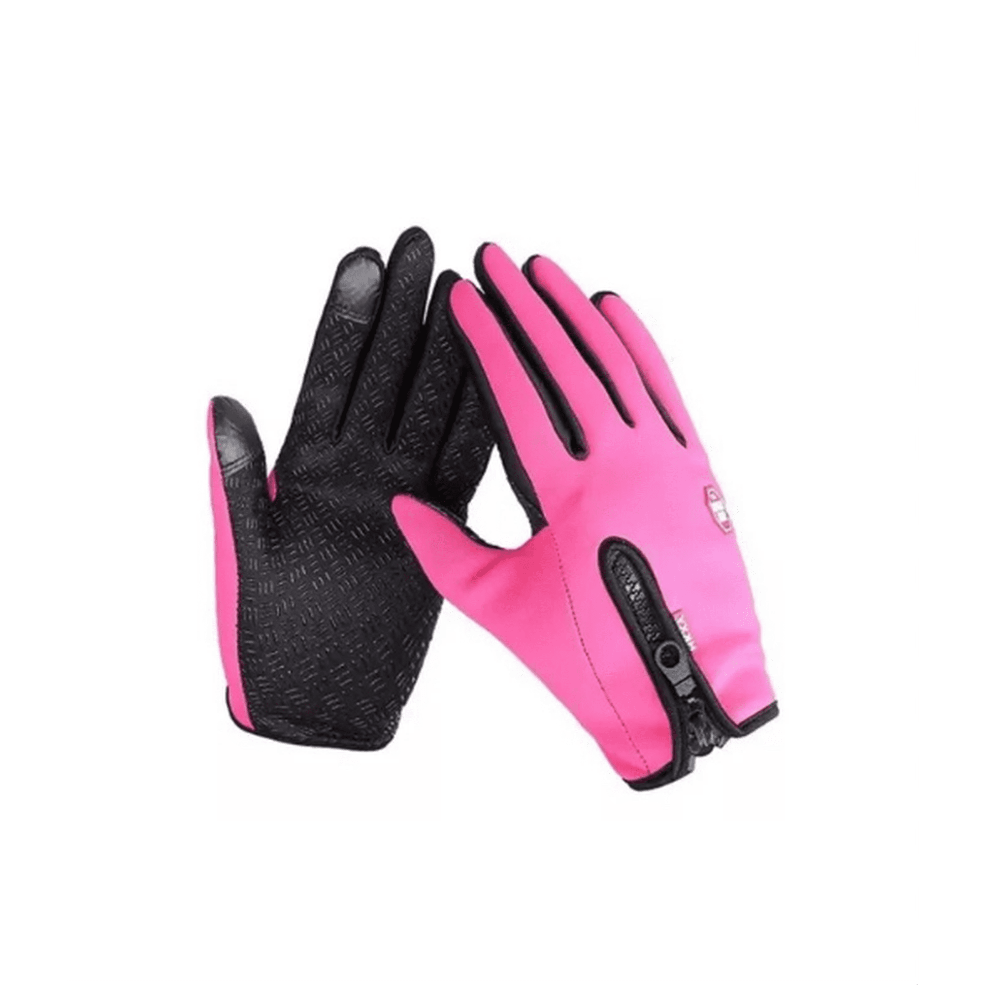 Genérico - Guantes Térmicos Bici Touch Antideslizante, Rosa, Talla L