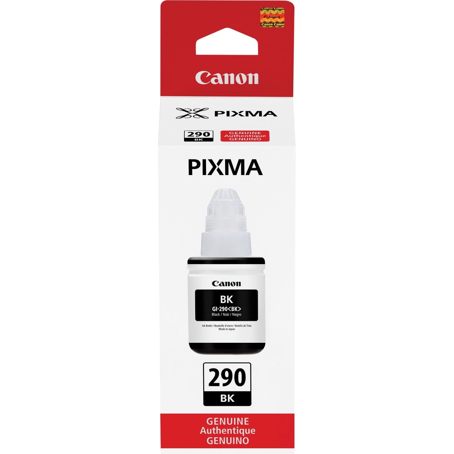 Botella De Tinta Negra Canon Gi-290 (1595c001), Compatible Con Pixmag 4200, Pixma G3200, Pixma G1200, Pixma G2200 Y Pixma G4210.