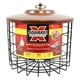 thumbnail image 4 of Pastel de sebo Bird Feeder More Birds de doble jaula con forma de ardilla en forma de X, 4 of 5