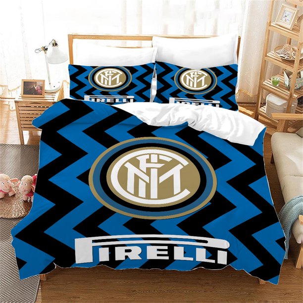x11 Bed SheetsI-Int-Ter Mi-L-lan Bed Sheets Set Duvet Cover Bed Linen Sets Comforter Bedding Sets Twin Size Bedding Home Textile 3-Piece Bedding Set (1 Duvet Cover + 2 Pillow Shams) nj11