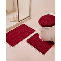Mylhogar - Set De Baño 3 Piezas Suaves Y Absorbentes