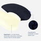 thumbnail image 4 of Almohada lumbar C CUSHION LAB Almohada lumbar extra densa negra, 4 of 8