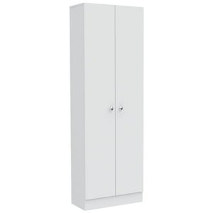 Fmfurniture - Estante Organizador Wc 2 Puertas Fm-010B - Blanco