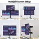 thumbnail image 5 of Soporte de triple monitor ErgoFocus para pantallas de 13 a 32 pulgadas y 8 kg, 5 of 8
