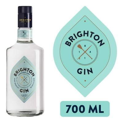 Gin London Dry 37.5° Botella 700 Ml Brighton