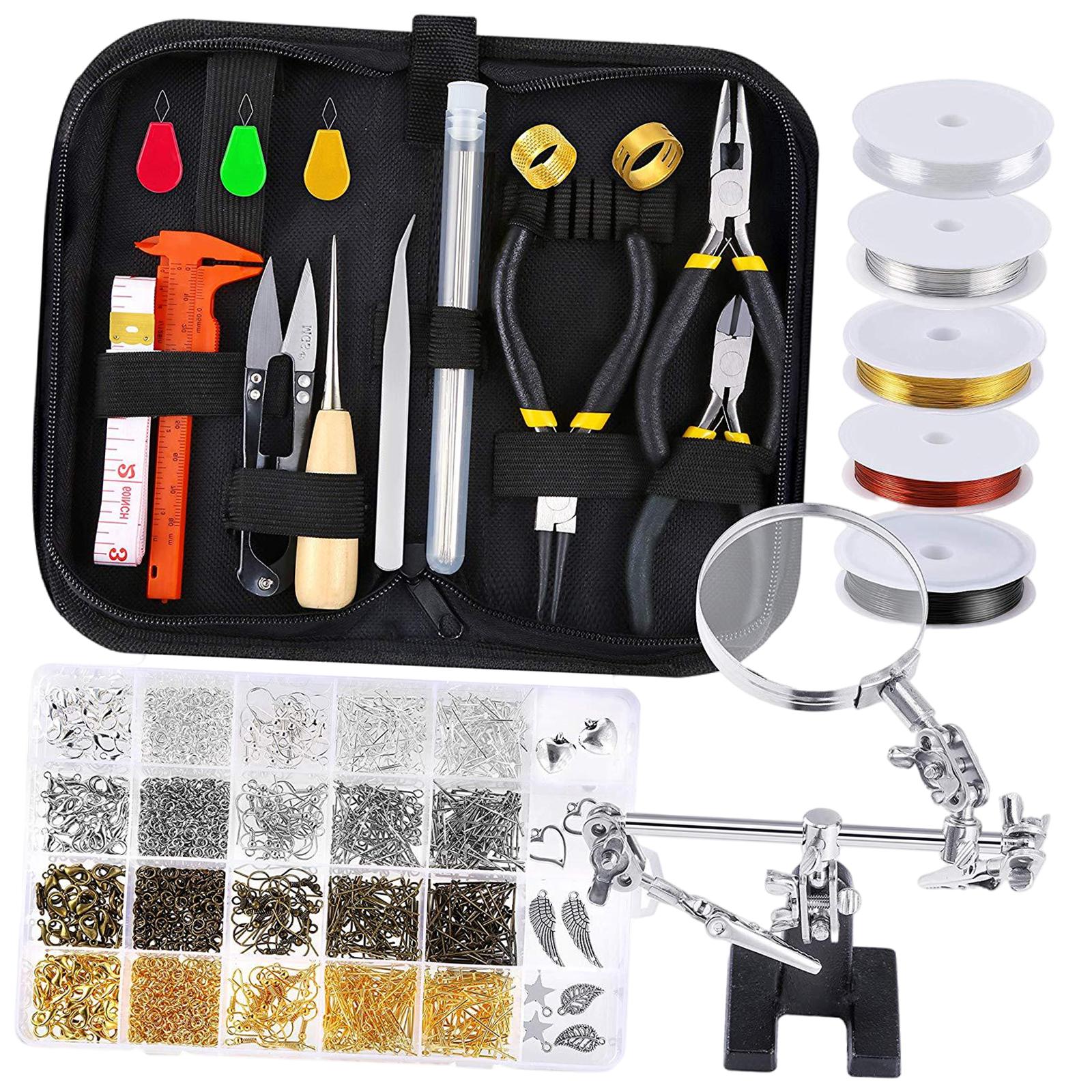 Bothyi - 1116 Uds. Kit De Fabricación De Joyas, Alicates, Accesorios, Juego De Iniciación, Herramienta De Abalorios Diy