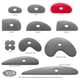 thumbnail image 3 of Costilla de polímero MudTools Shape 5 verde, flexibilidad media, 3 of 3