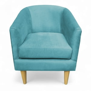 Mbc - Poltrona Murcia - Felpa Turquesa