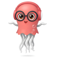 Genérico - Pulpo Bailarín Medusa Con Música Y Luces Movimiento