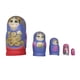 thumbnail image 5 of Estante Para Muñecas Matryoshka De 5 Piezas, Hermoso Juego De Muñecas Apilables Para Manualidades, Color Azul, 5 of 5