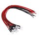 thumbnail image 1 of Uxcell 5mm LED Diodo Luz, 12 Pcs 3V DC Pre Cableado Mini Luces LED Bombilla Lámpara Emisora de Luz, Luz Blanca, 1 of 5