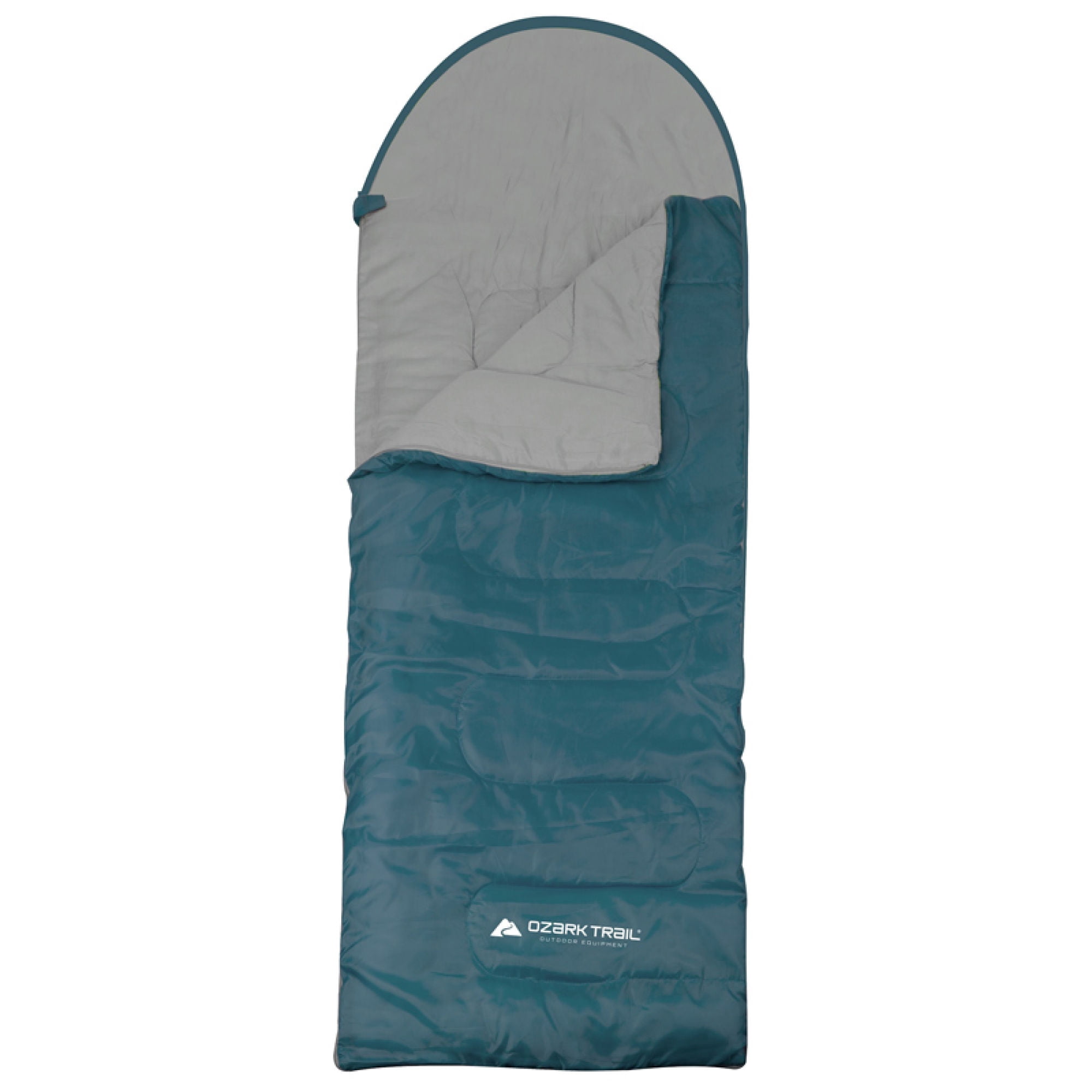 Saco de Dormir tipo sobre con capucha 300g Azul