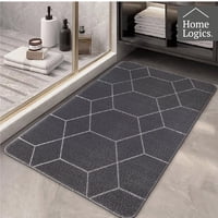 Alfombra Anti Fatiga Black White 19Mm Home Logics 1 Un