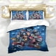 thumbnail image 5 of Scott Pilgrim Conjunto de sábanas temático, trío de piezas, cómodo y amigable con la piel, diseño único, regalo de decoración para el hogar para familiares, amigos y fans, 90 cm * 190 cm, 5 of 6