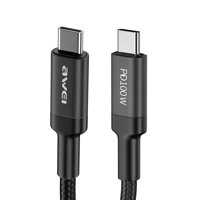 Awei - Cable Carga Super Rápida 5.0A 100W Usb Tipo C A Tipo C