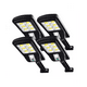 thumbnail image 3 of Pack 4 foco solar led exterior con sensor de movimiento negro, 3 of 3