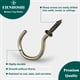 thumbnail image 3 of Ganchos de rosca EIENHOSHI para colgar vasos de bronce, 105 unidades, 3 of 7
