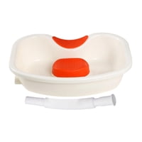 Magideal - Lavavajillas De Lavado De Cabello Bañera De Lavado Liviano Bandeja De Lavado Liviano Tazón De Champú Para Salón De Dormitorio Cabedero Anciano En Cama Blanco