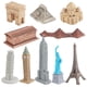 thumbnail image 2 of Juego De Figuras En Miniatura De Edificios Emblemáticos De 10 Uds., Regalo De Cumplea?os Para Ni?os, 2 of 5