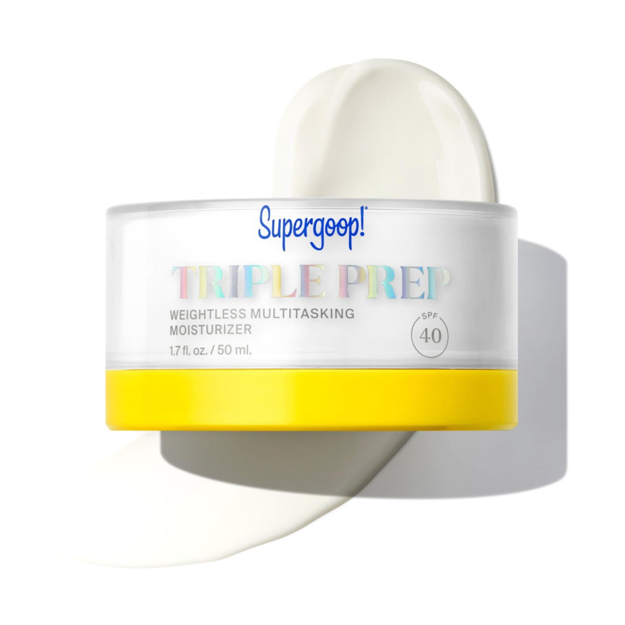 Crema Hidratante Supergoop! Triple Prep Spf 40, 50 Ml, Piel Normal A Grasa