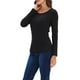 thumbnail image 2 of Pack 6 Camiseta Polar Bambu Mujer Solo Negro, 2 of 4