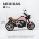 thumbnail image 3 of Moto Eléctrica Para Niños Motocicleta Clásica Luz Y Sonidos Rosada, 3 of 6