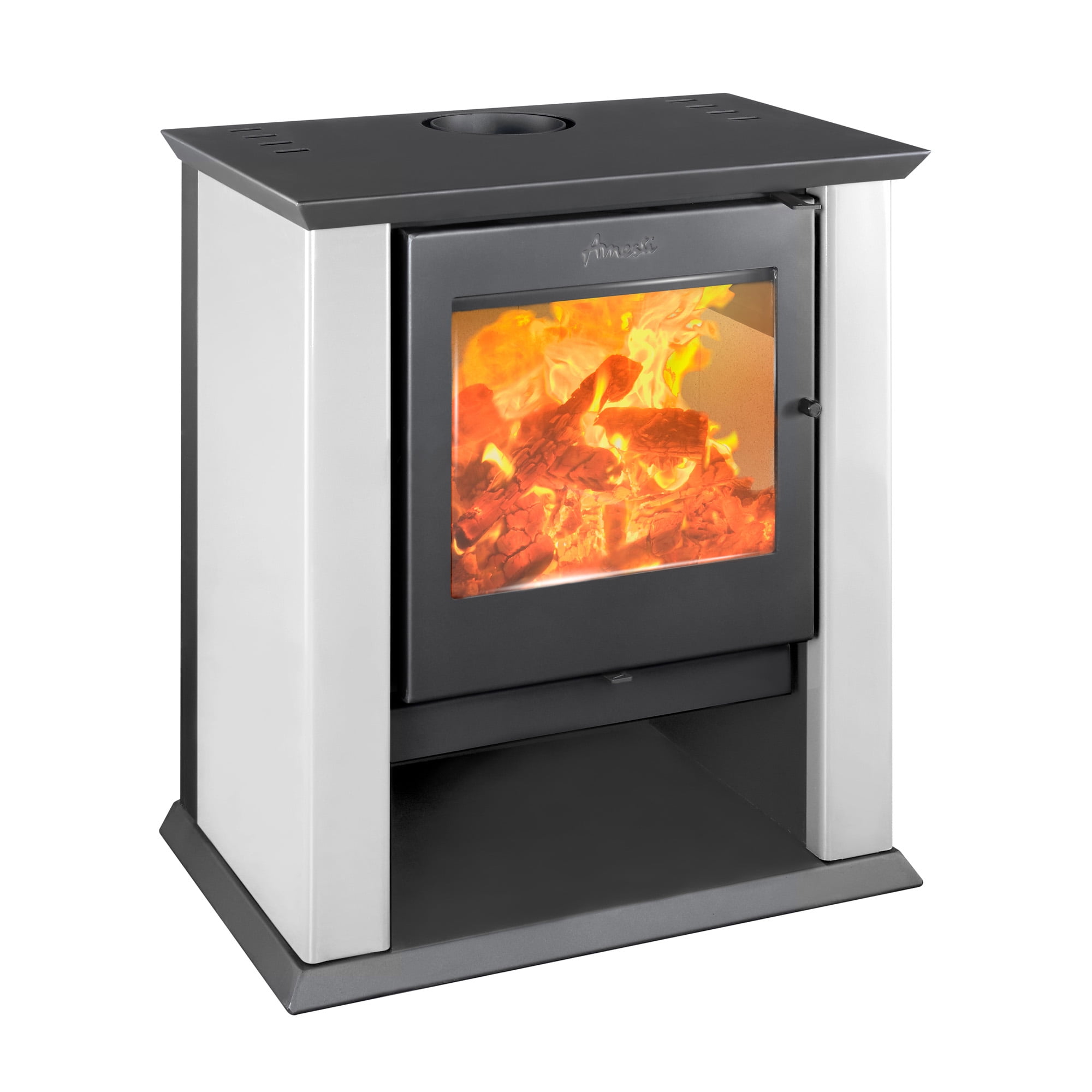 Calefactor A Leña Amesti Classic 500 Blanco