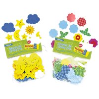 Set De Figuras Goma Eva Nubes Y Plantas, Producto Surtido 1 Un  Torre