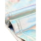 thumbnail image 5 of INSPIRE CHIC Top corto metálico plateado de manga corta y cuello alto para mujer, 5 of 6