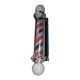 thumbnail image 2 of Letrero Poste De Barberia Y Peluqueria Con Luz Giratoria 2 Faros Blanco, 2 of 3