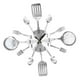 thumbnail image 1 of Reloj De Pared Acero Inoxidable Cocina Plateado, 1 of 3
