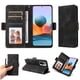 thumbnail image 1 of Carcasa FOXDOCK Xiaomi Redmi Note 10 Pro 4G de cuero PU, diseño acolchado clásico, protección contra caídas y rayones, 1 of 5