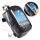 thumbnail image 1 of Bolsa Porta Celular Para Bicicleta Con Conector Auriculares Negro/Azul, 1 of 3