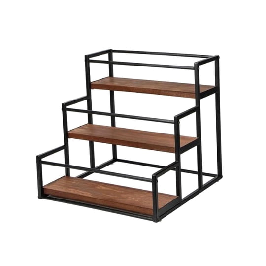 Uucntr - Estante Organizador De Jarabe De Café, Estante De Especias De 3 Niveles Para Despensa De Barra De Café De Mesa