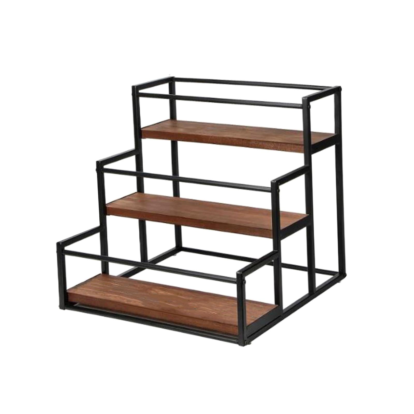 Uucntr - Estante Organizador De Jarabe De Café, Estante De Especias De 3 Niveles Para Despensa De Barra De Café De Mesa