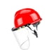 thumbnail image 3 of Casco Para Motosierra Con Protector Facial, Resistente Para Cortar Césped, Podar Árboles Y Jardín, Visera Transparente Red Hat, 3 of 3