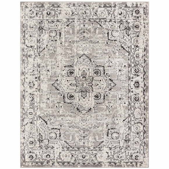 Alfombra Geil BMF110A-8-DG-8X10 - 235 x 305 cm - Gris / Beige