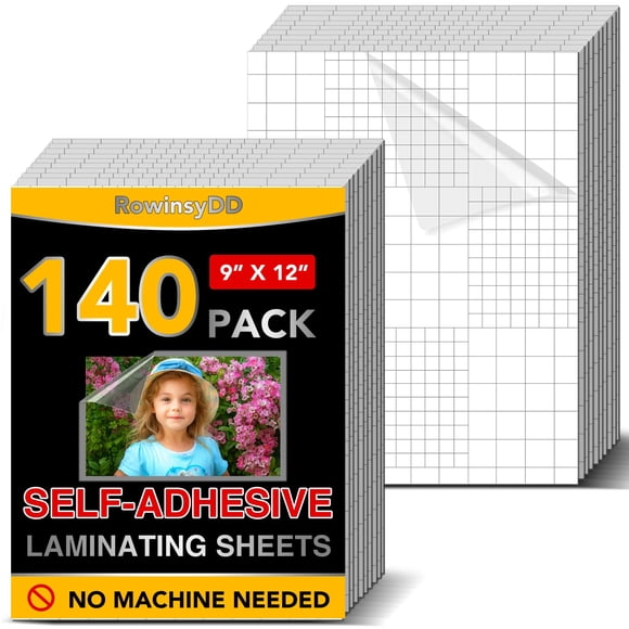 Láminas de laminado autoadhesivas RowinSydd, 140 unidades, 23 x 30 cm