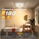 thumbnail image 3 of Extractor de baño con luz MEIUOI 160 CFM 1.0 Sone, 3 of 7