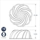 thumbnail image 5 of Molde para Bundt con Remolino Nordic Ware, 10 Tazas, Azul Crepúsculo, 5 of 6