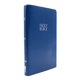 thumbnail image 1 of Biblia HarperCollins de aspecto cuero, azul, con letras rojas, 1 of 7